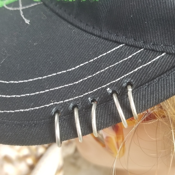 SOCO & LIME Embroidered Distressed Hat Cap - Picture 5 of 8